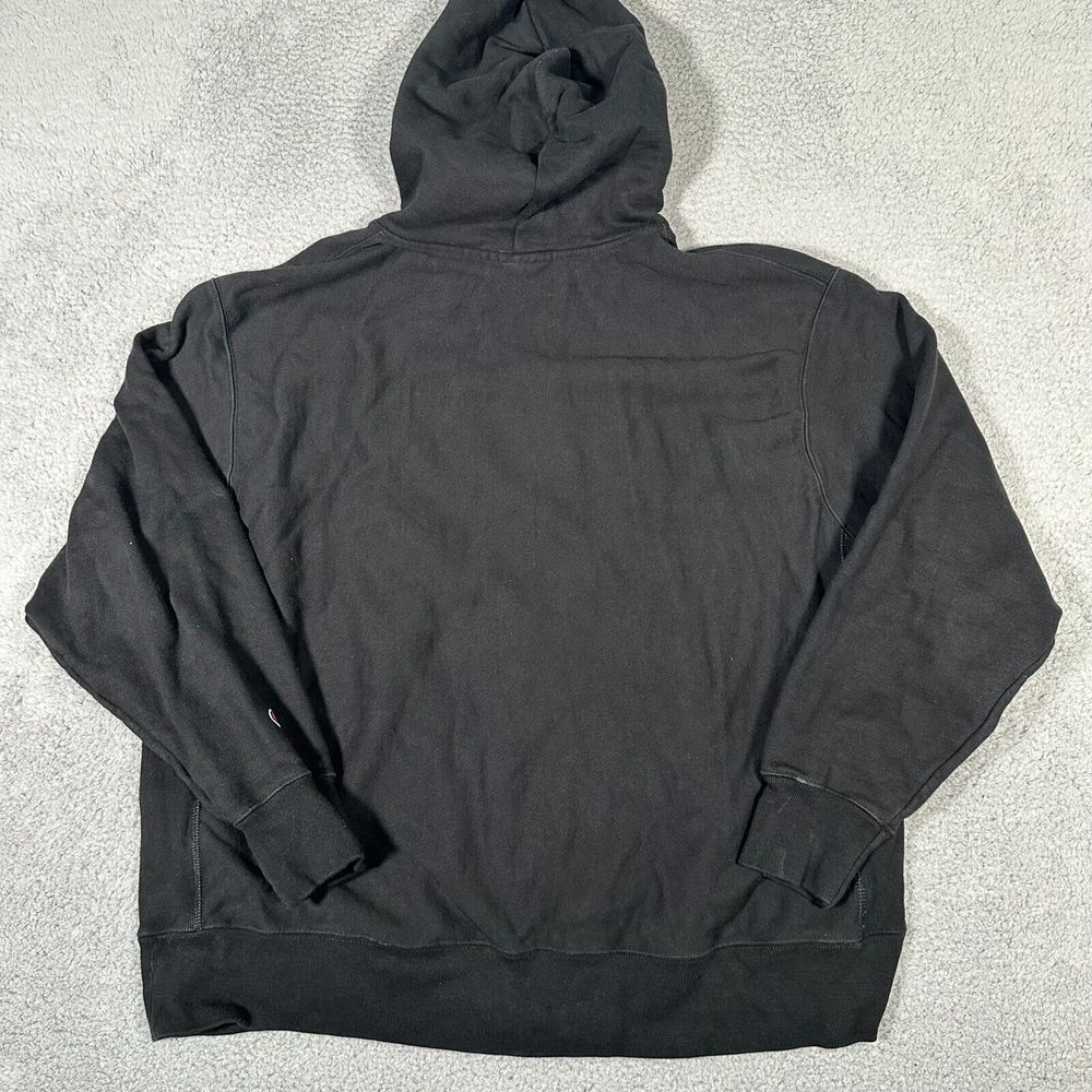 Ohio State Buckeyes Hoodie Mens 2XL Black Champion Reverse Weave Sweatshirt Fade - Picture 6 of 7